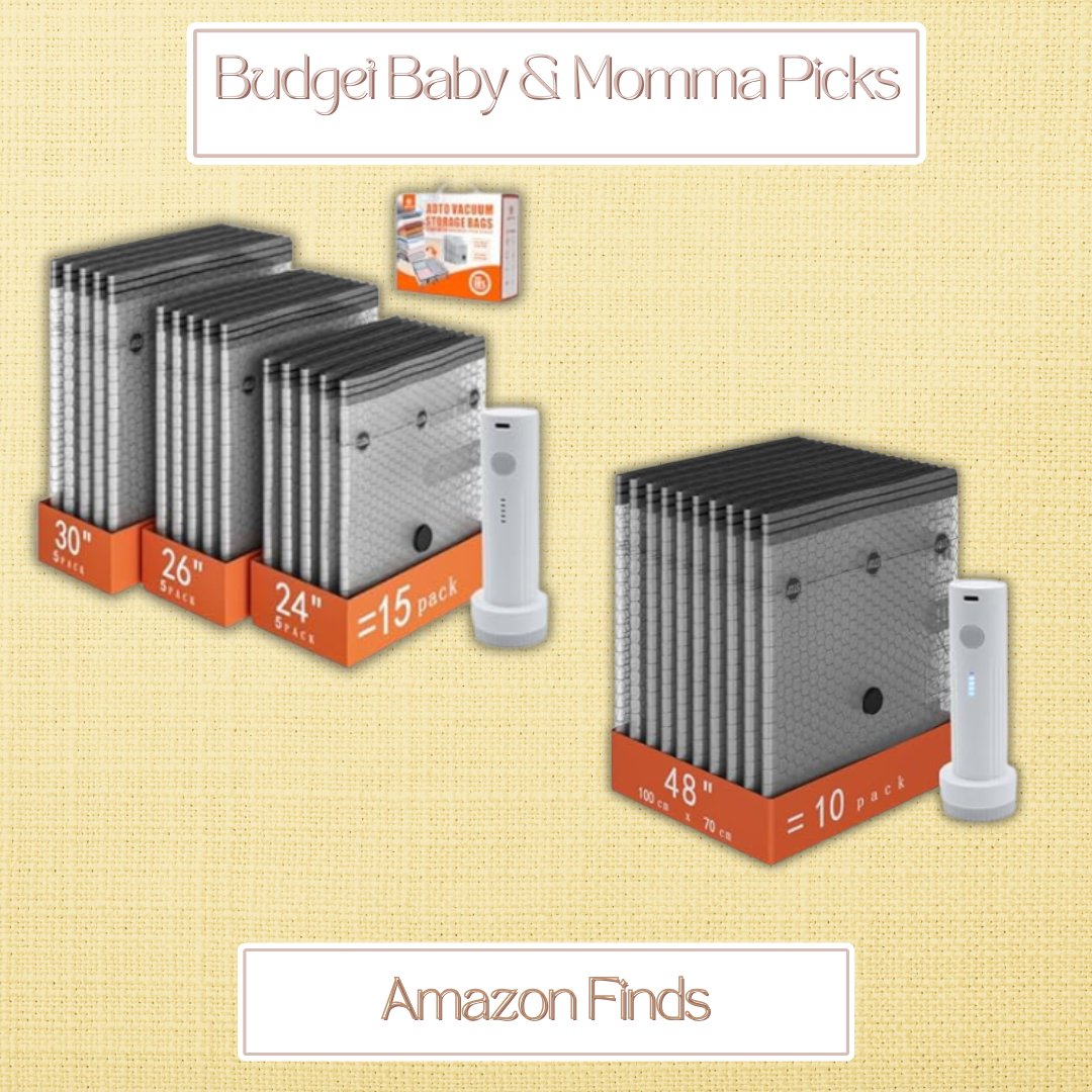 #AD 43% OFF travel vacuum seal bags with electric pump Code: 47XKZDXT + discount at checkout
amzn.to/4sHU7cv As part of the Amazon Influencer Program, I earn from qualifying purchases.
Ends: 01/16/2026
#CynsSuperSavings #budgetbabyandmommapicks #organizedhome