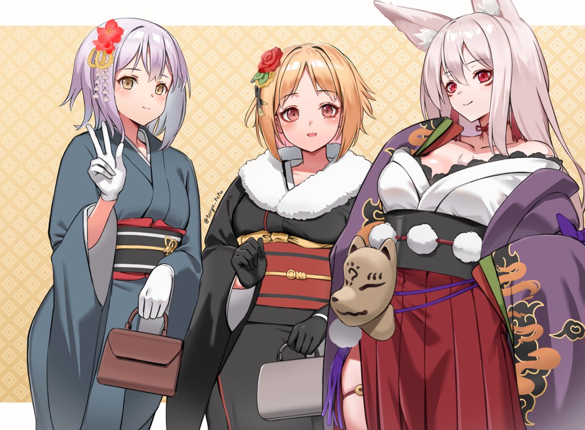 あけましておめでとうございます!お正月戦術人形部隊です!
#ドールズフロントライン 