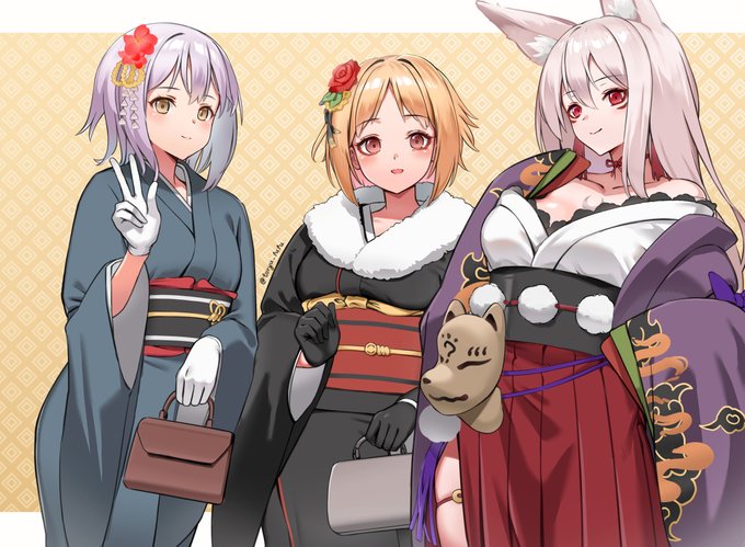 あけましておめでとうございます!お正月戦術人形部隊です!
#ドールズフロントライン 