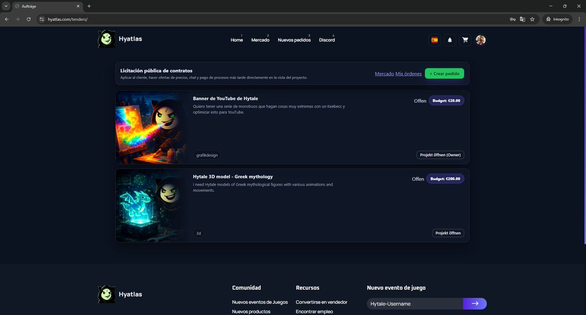 Hyatlas__'s tweet photo. See all the jobs we've built for #Hytale on the Hyatlas platform. New jobs are available to apply for, making it easy and straightforward not only to find jobs but also to apply for them in Hytale Creative. Available in multiple languages ​​with automatic translation. https://t.co/QnwZfTPlxV
