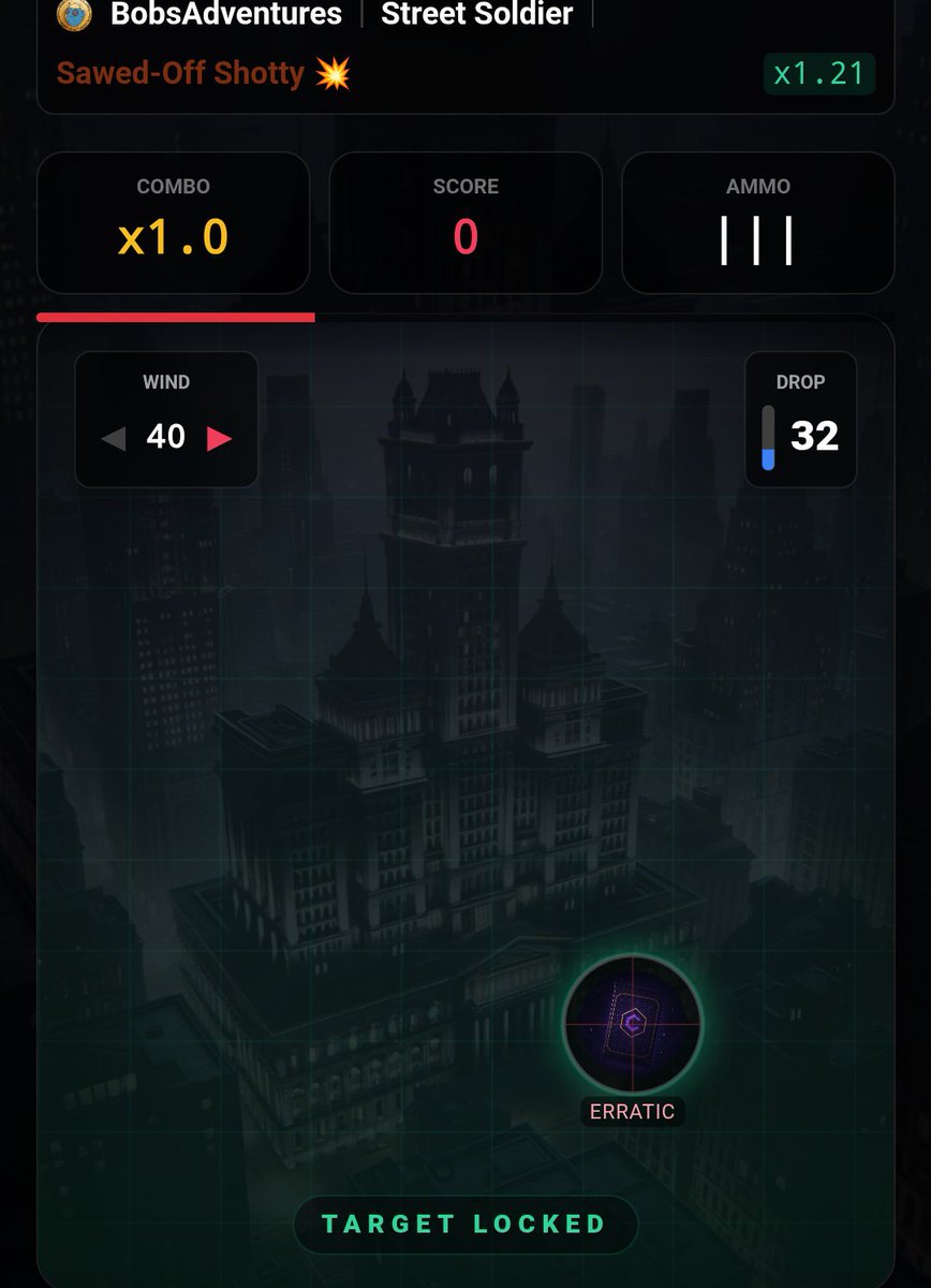 CroBobAdventure's tweet image. Crofam check this out! 
@CrooksFinance just dropped yet another game! 

Introducing "Shooter" 

Will you be able to snipe the other factions in the Empire and secure some loot? 

#CronosChain