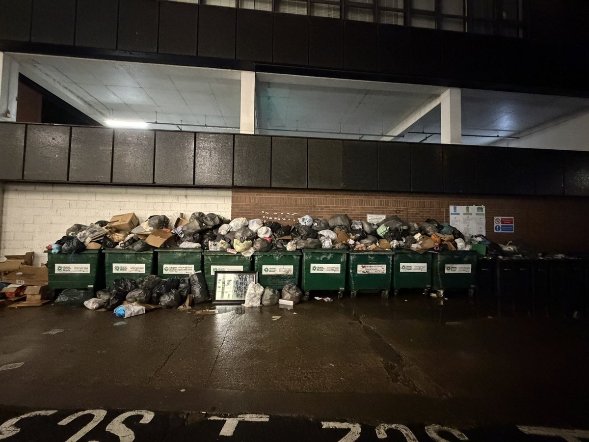 vickymnayak's tweet photo. @BhamCityCouncil   When will you collect this ? It’s been 2 weeks . This is literally in city centre behind by tower. 

If I miss on my direct debits they send all sorts of threats but can’t collect bins . Leaving this city for good. https://t.co/lyk3II8ey5