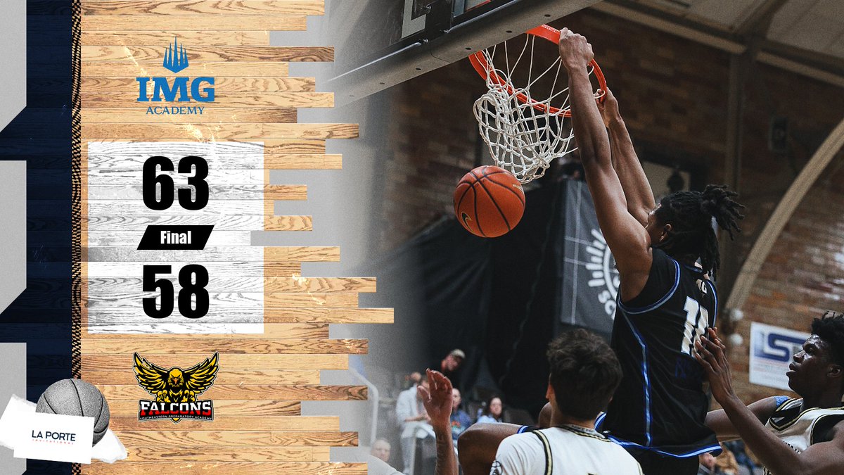 LaPorteInvite's tweet photo. IMG Academy holds on for a hard-fought win over Southeastern Prep. What a game! https://t.co/bUGgop664a