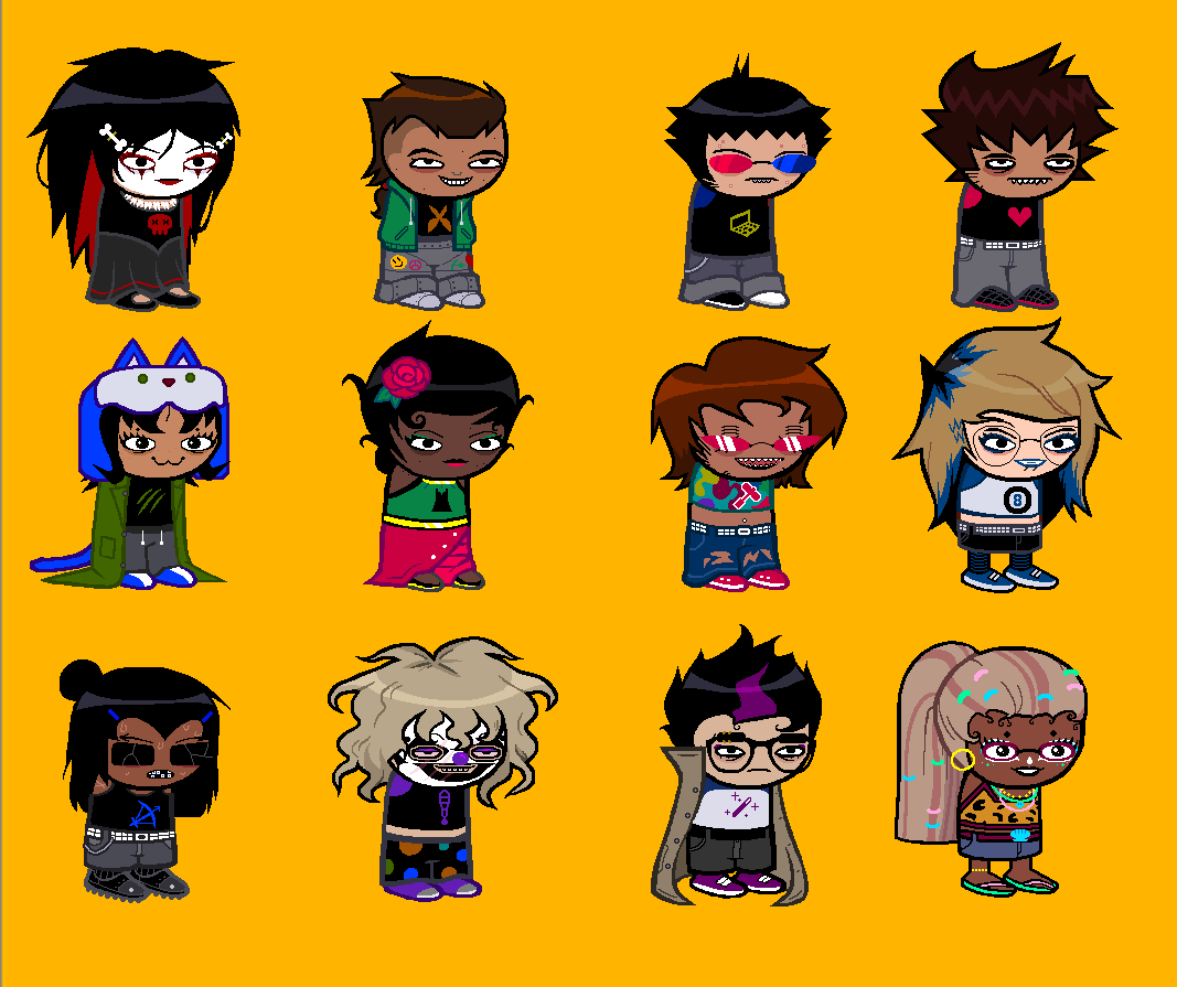 skyzahhak's tweet image. humanstuck part 2