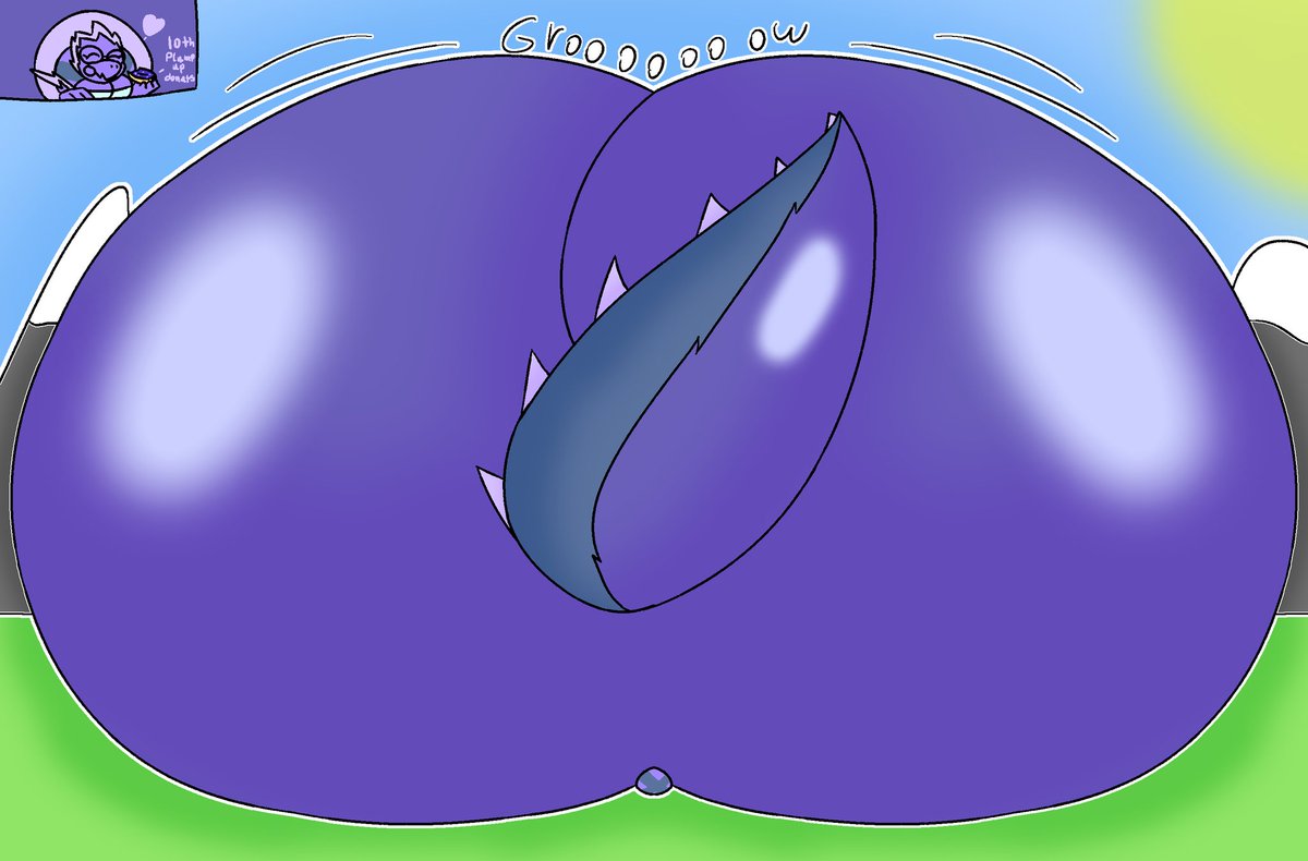 InflatableJade's tweet image. Comm for @XelTemp 

Beatrice doesn't know the effects of plump up donuts uwu