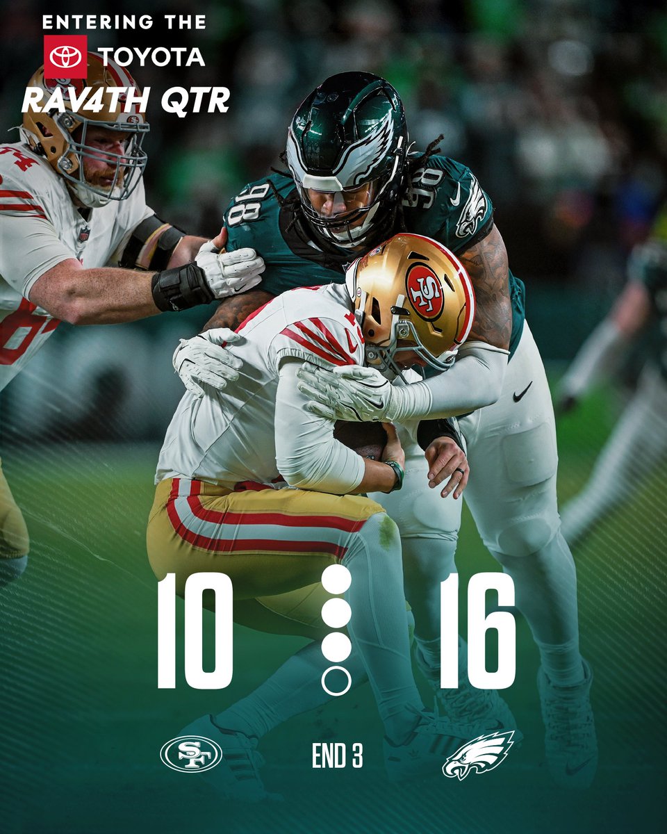 Fourth quarter on deck
@Toyota | #FlyEaglesFly