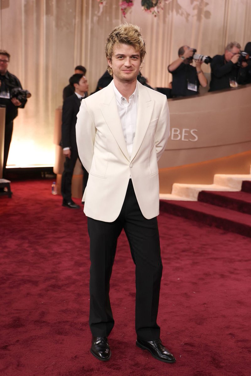 SeriesBrasil's tweet image. Joe Keery (Stranger Things) no #GoldenGlobes.