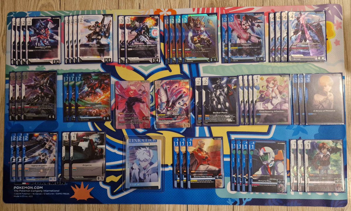 Another NTC win!

Even though it wasn't my "heart deck," BW feels incredibly strong in the current meta.

Huge thanks to <a href="/nagy_gcg/">Yang SHI</a>  for the testing and the list.

Glad to be done with GD02. I’m officially ready and hyped for GD03!

#GCG #GUNDAMCARDGAME #ガンダムカードゲーム