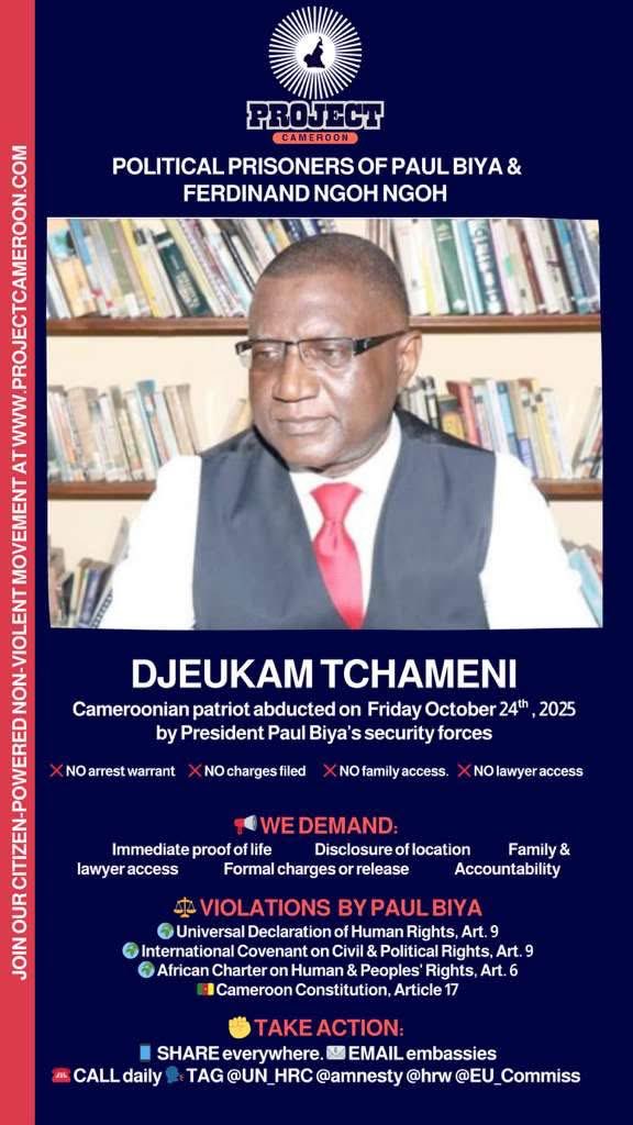 projectcameroon's tweet image. #FreeCameroon