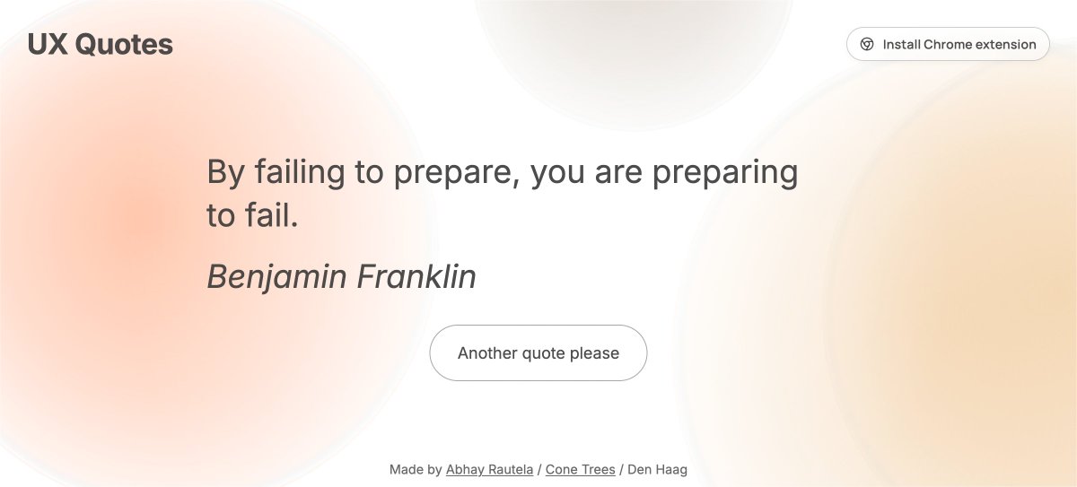 ConeTrees's tweet photo. New UX Quote added https://t.co/WttYUfCfpB #ux #quotes #planning #projectmanagement https://t.co/Y6V6PBr7YM