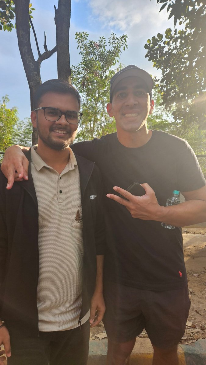 Walkin, talkin, <a href="/staaakeIN/">staaake</a> ! 
Cheers to Rahul for organizing Tech/AI Power Walk for Founders &amp; Creators