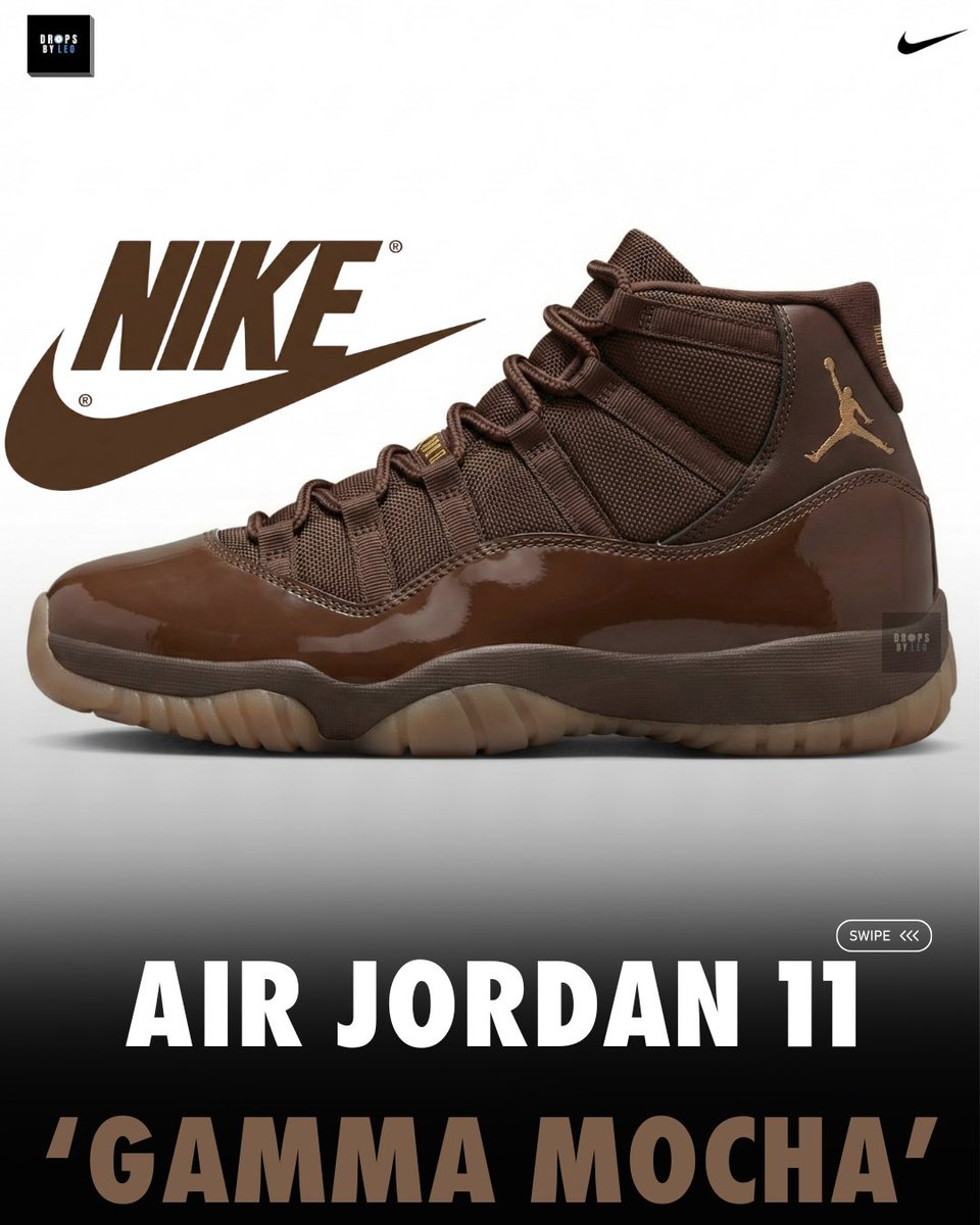 dropsbyleo's tweet image. Air Jordan 11 ‘Gamma Mocha’ | Would you cop? 🧊☕️

Follow me for more 🙏📲