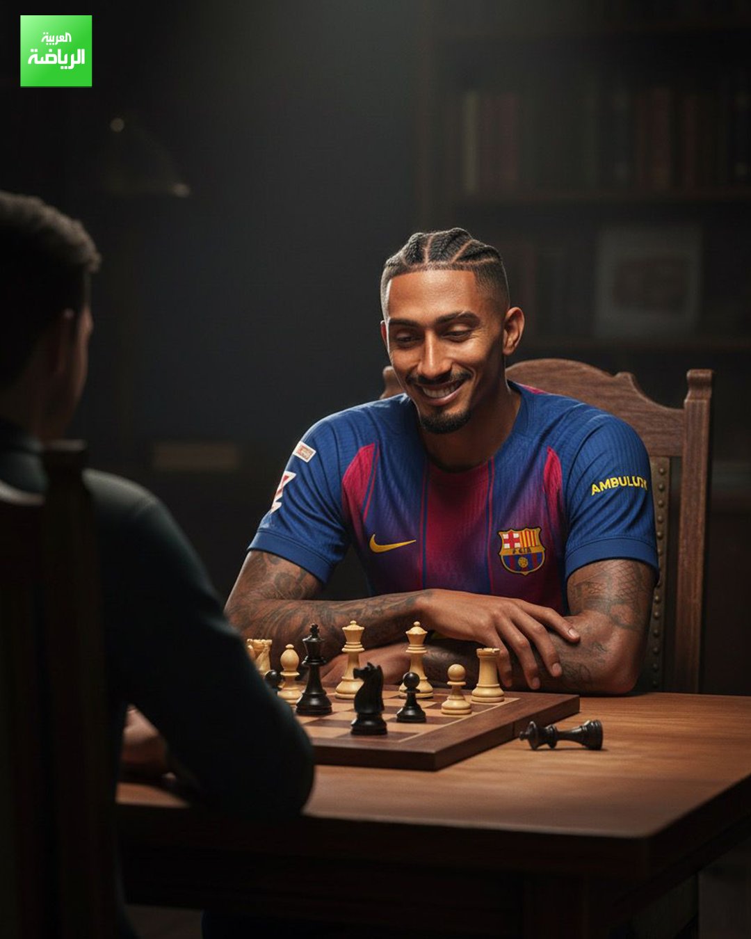 رافينيا يفتتح التسجيل لبرشلونة أمام ريال مدريد في نهائي السوبر الإسباني. أتلتيك بلباو. ريال مدريد. البرازيلي يواصل تألقه 