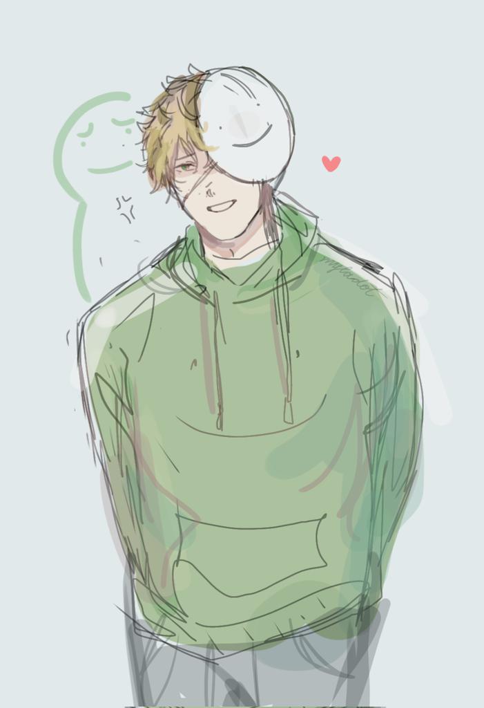 myladot's tweet photo. #dreamfanart drew him again 🤫 https://t.co/fQgbCvsxcZ