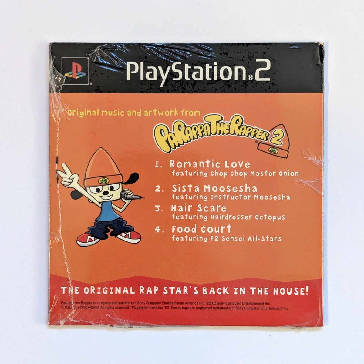 Parappa the Rapper | PS2 Press Kit Soundtrack and Art CD