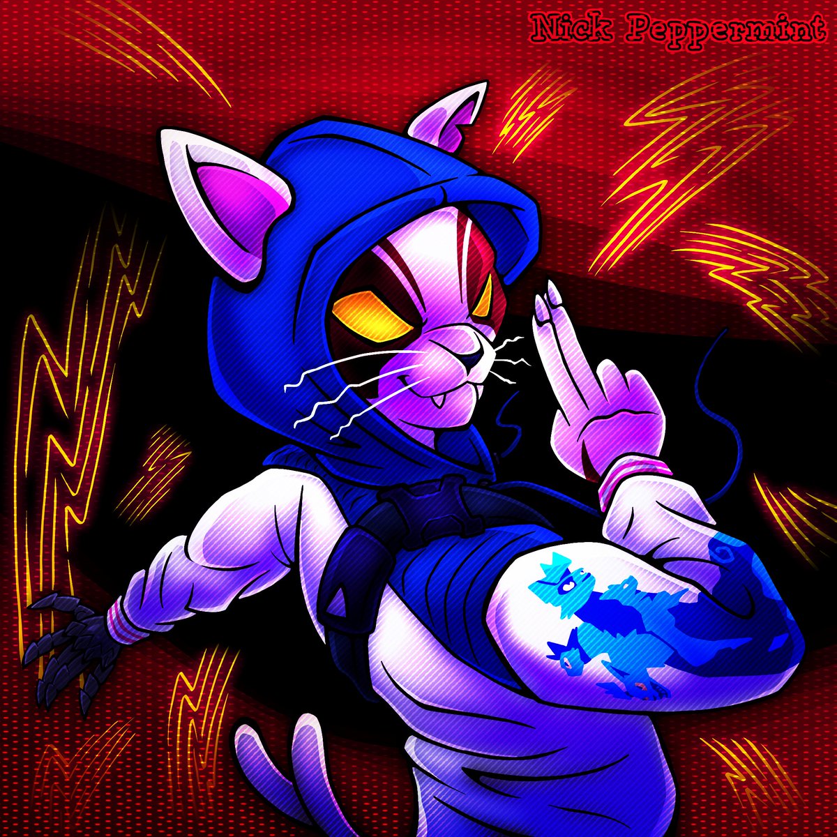 Nick_Peppermint's tweet image. Nyanja cool cat 😺 #fortnite