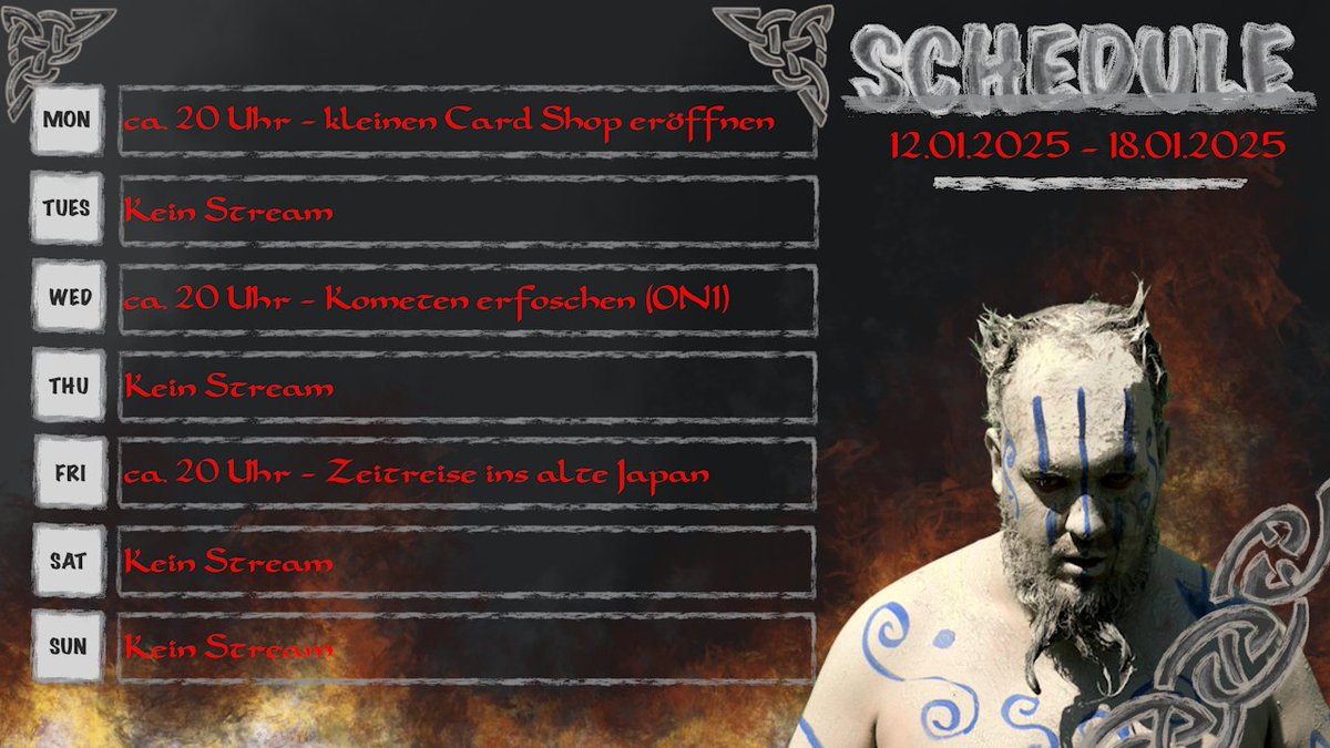 Diese Woche gibts mal 3 Games :D
Wir fange mal wieder mit nem TCG-Shop an, aber komplett ohne Mods (die letzten Spielstände sind wieder putt wegen Mods -.-)
Mittwoch Kometen erforschen und Freitag wieder ins alte Japan