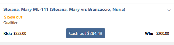 cajun_vegas's tweet photo. AO Qualies Day 1 Thread

Stoiana -250 vs. Brancaccio

This line opened around even and I have no idea why. Brancaccio is basically a clay specialist. Her best career hard court win was over Deichmann in the 200 ranking range. Also she hasn't played since October. 

Stoiana has been making her living in the past few years in ITF events in the US only. These types players can sometimes be better than their ranking because there's a limit to how many tourneys are available in your country. 

Brancaccio obv has the edge in slam experience with 9 qualies matches played, but at the same time she's 1-8 in those. I got in early but the current line is way too high now for a play on Stoiana, and I have no interest in Brancaccio.