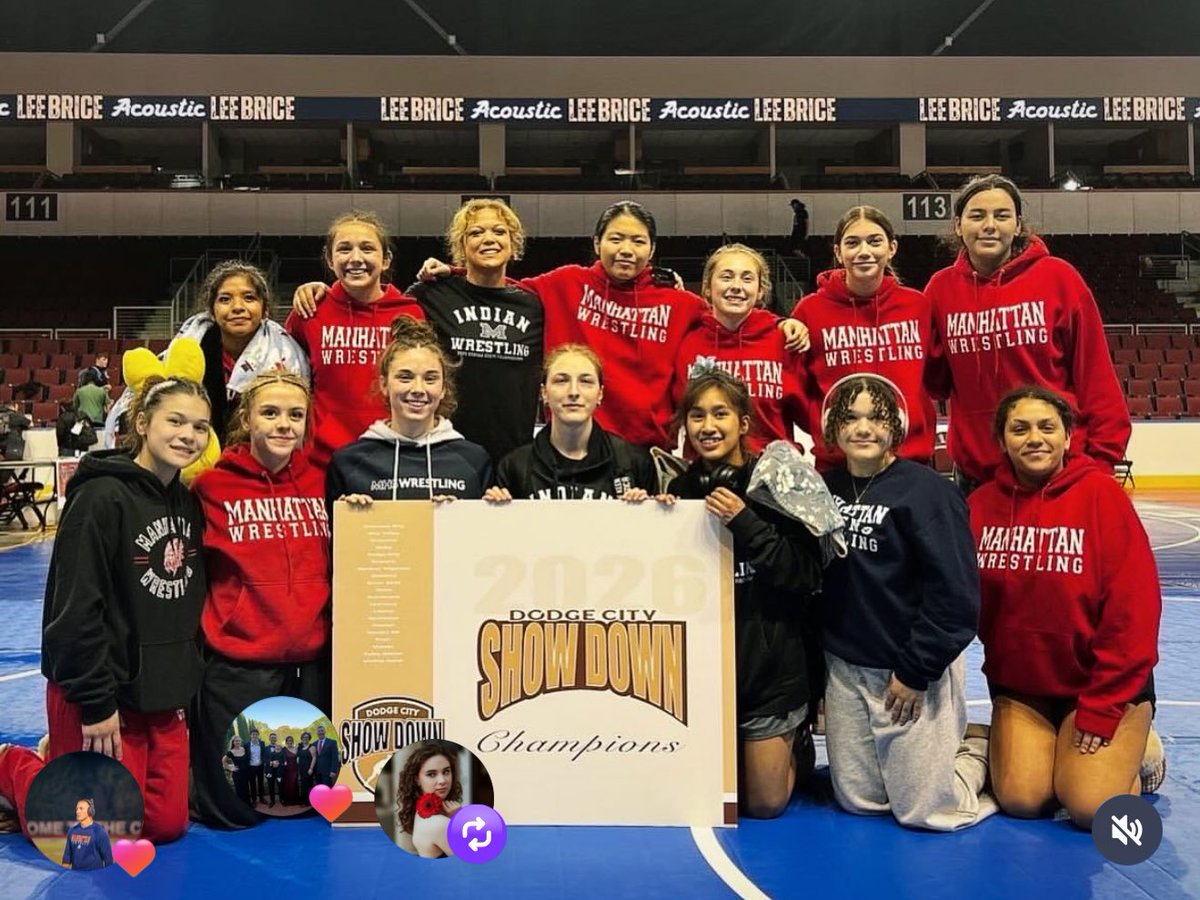 TribeWrestling's tweet image. Lady Indians Win the Dodge City Shoot Out. Another week, another Title to go Hunt, Newton ToC on Wednesday! #RollTribe