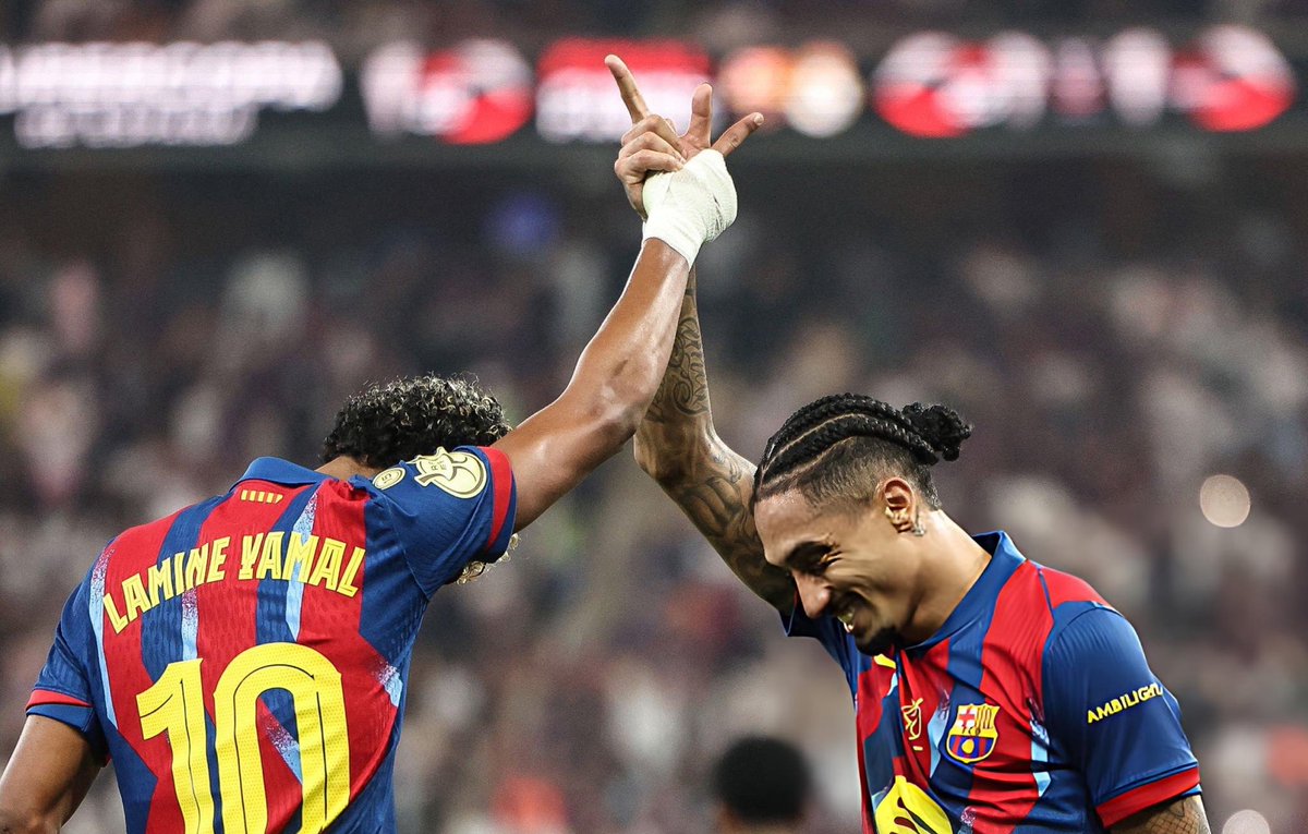 barcagloryHQ's tweet image. Raphinha #ElClásico