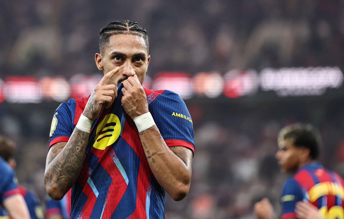 barcagloryHQ's tweet image. Raphinha #ElClásico