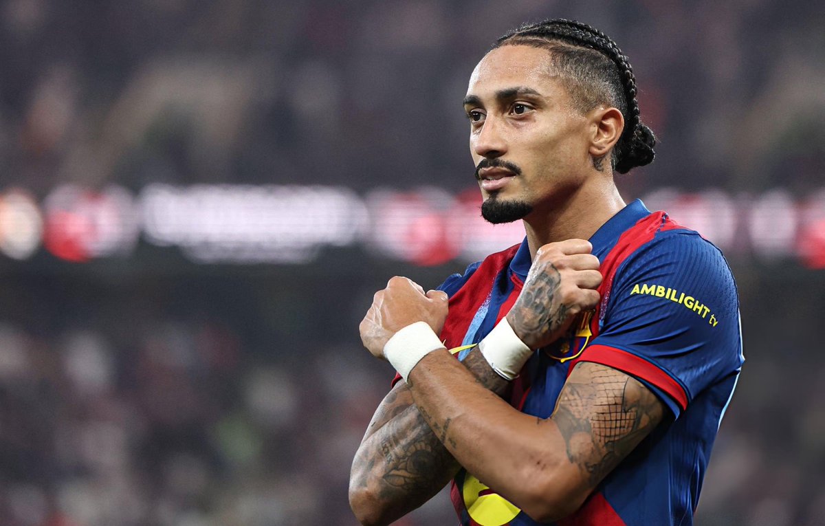 barcagloryHQ's tweet image. Raphinha #ElClásico