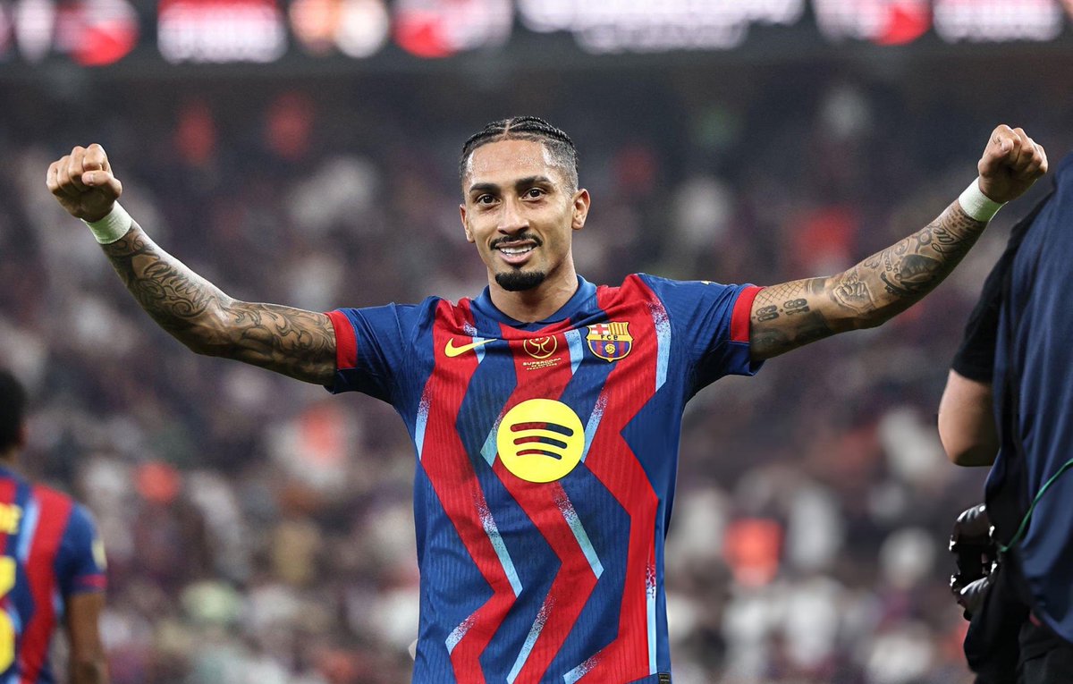 barcagloryHQ's tweet image. Raphinha #ElClásico