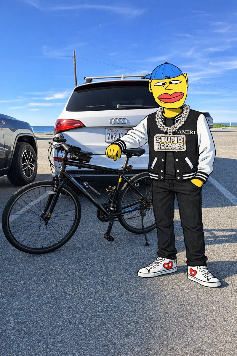 Morning bike ride went $STUPID 🚫🧠