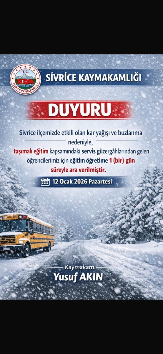 📌 Kamuoyuna saygıyla duyurulur.