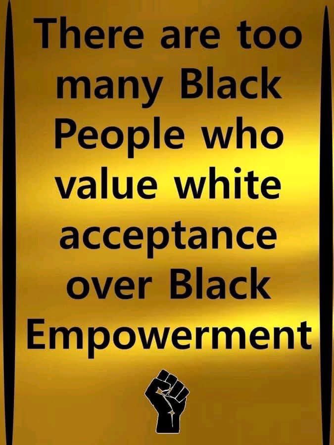 Joe__Bassey's tweet image. That’s an outcome of mental slavery: it makes  you value everything white while looking down on yourself.