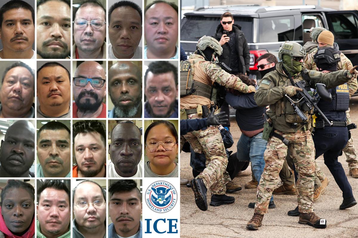 nypost's tweet image. Minnesota ICE operation continues, netting 10 killers, violent child rapists — but lefty pols want agents out trib.al/vaUAgXV