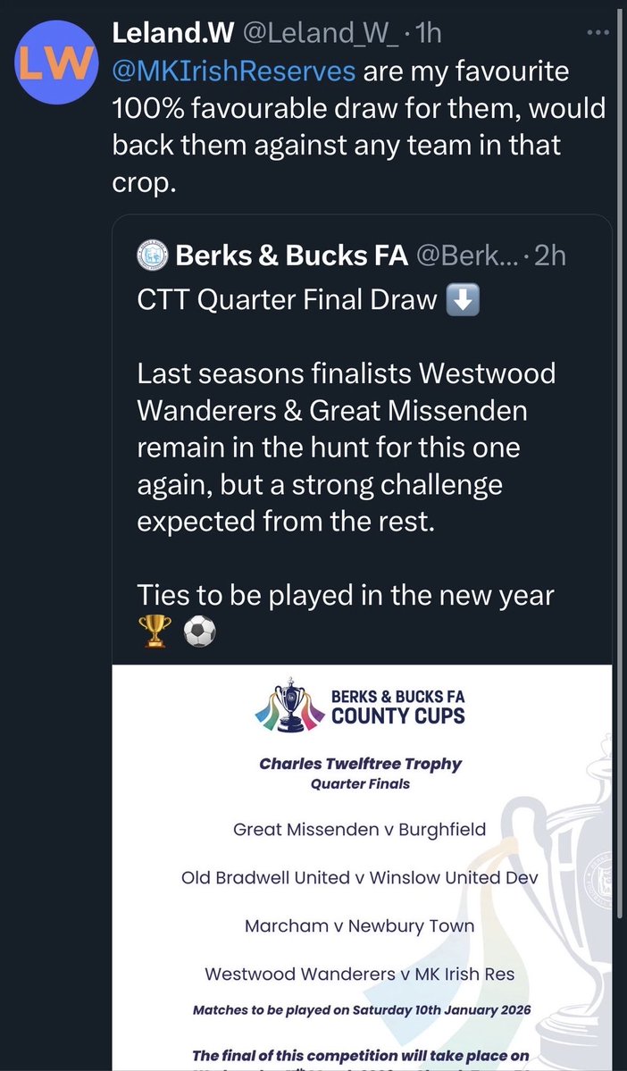 WestwoodMens's tweet image. Luck of the Irish‼️ ☘️ 

@Leland_W_ we must be the favourites now 👀

instagram.com/p/DTYZH4cCFsU/…