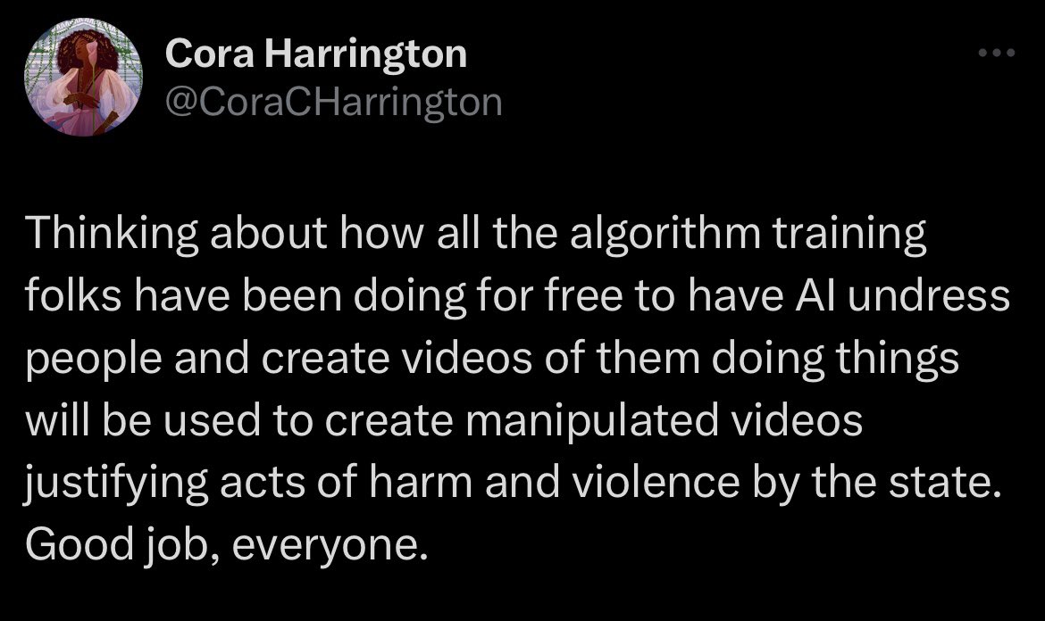 Cora Harrington tweet media