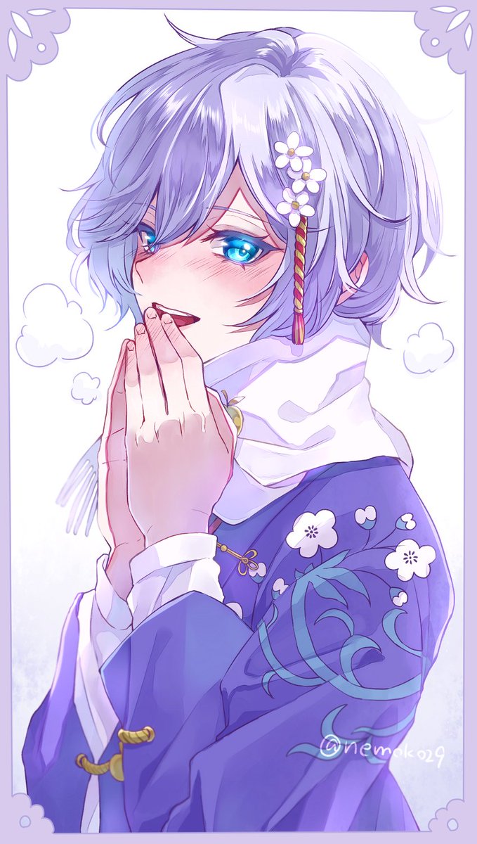 nemoko29's tweet image. 「寒いね」

#twstファンアート