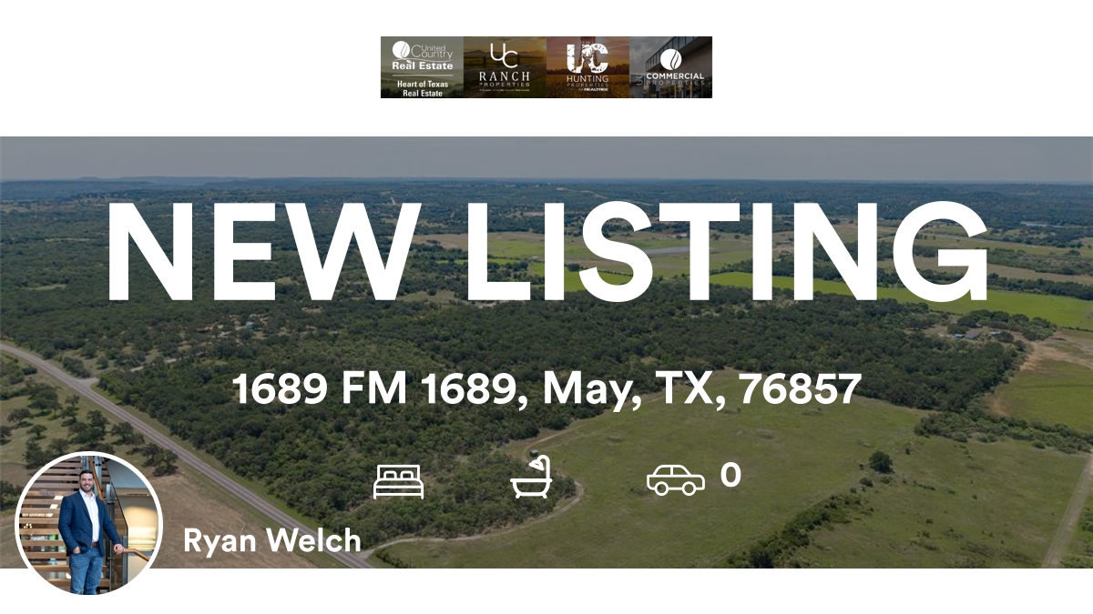 TXStarRealtor's tweet photo. 📍 1689 FM 1689, May, TX, 76857

My latest listing on RateMyAgent.

https://t.co/05s1habZX8

...
#ratemyagent #realestate https://t.co/8gJHKMU7eP
