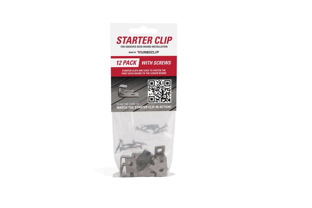 TurboClipDeck's tweet image. TurboClip Starter Clips are our stainless steel fasteners used to secure the first deck board, start your deck off the secure and safe way with our Starter Clips! #FastInstall #decks #CompositeDeck turboclipusa.com ow.ly/oAWy50pRkcW