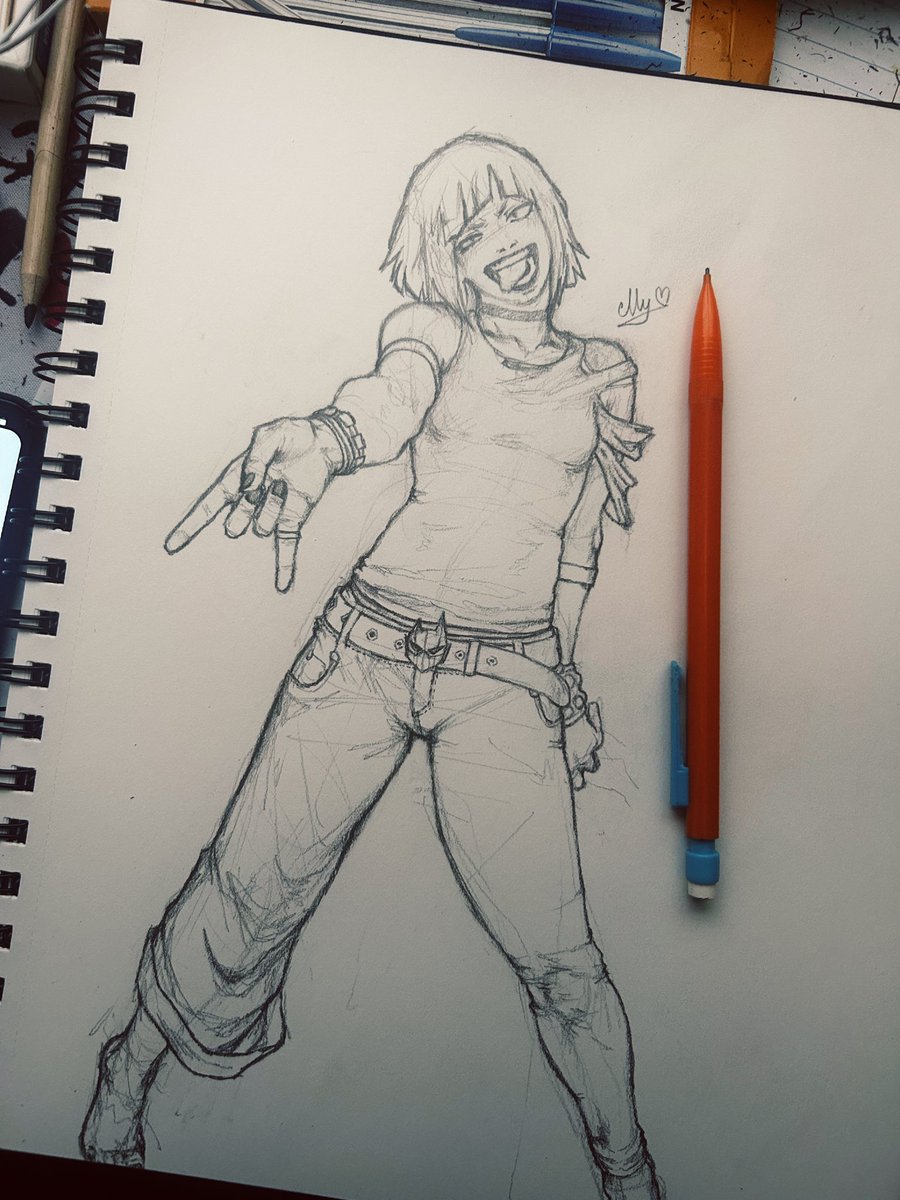 Jirou doodles
I was watching avril lavigne edits n thought of jirou immediately, she like top 2 easy. Also y'all don't know the typa demons i was fighting trying to decide if she should get shoes or not. Anyways izujirou propaganda coming soon
#mha #jirou