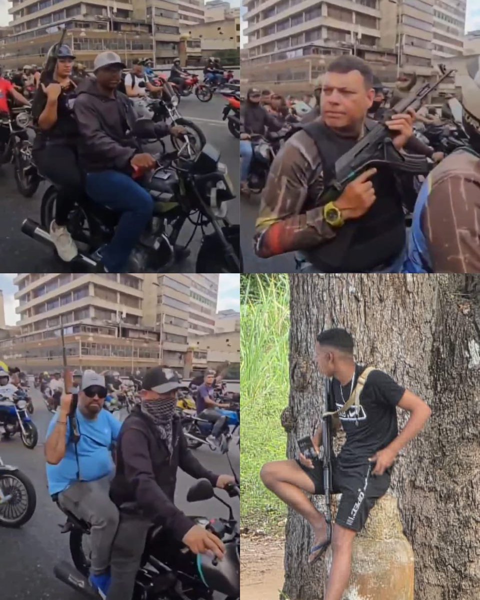 DavidA_Molina's tweet image. These are the colectivos. Irregular armed groups and fanatical Chavistas willing to kill and terrorize in order to keep the regime in power.

This must be addressed immediately to guarantee a transition.

@POTUS