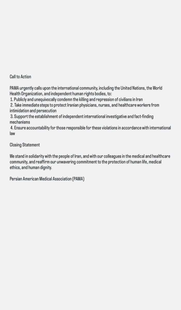 Persian -American Medical Association (PAMA) tweet media