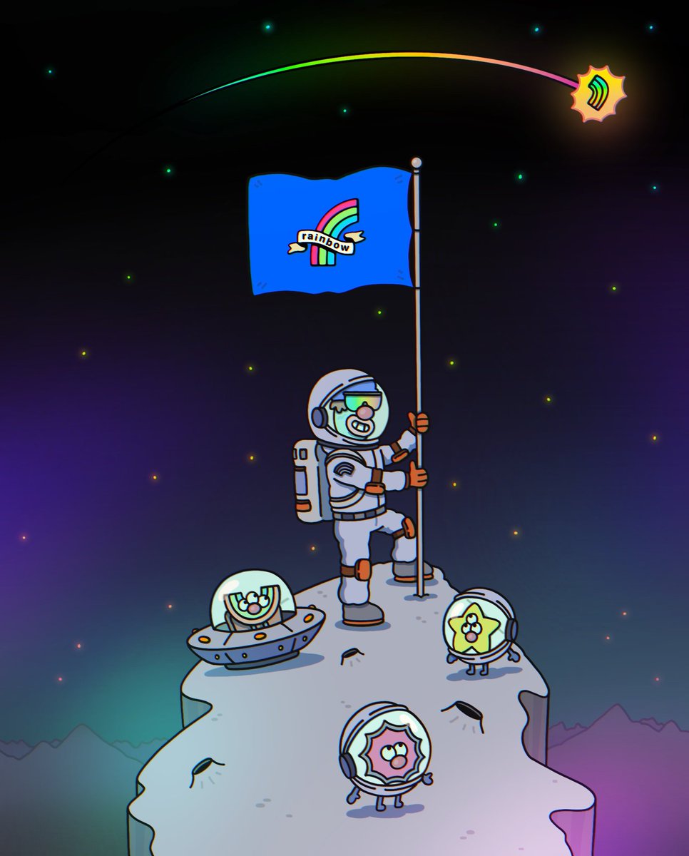 CSCRIPT247's tweet image. Rainbow wallet is your all in one crypto hub. 

Swap tokens, trade perps, explore NFTs on @rainbowdotme