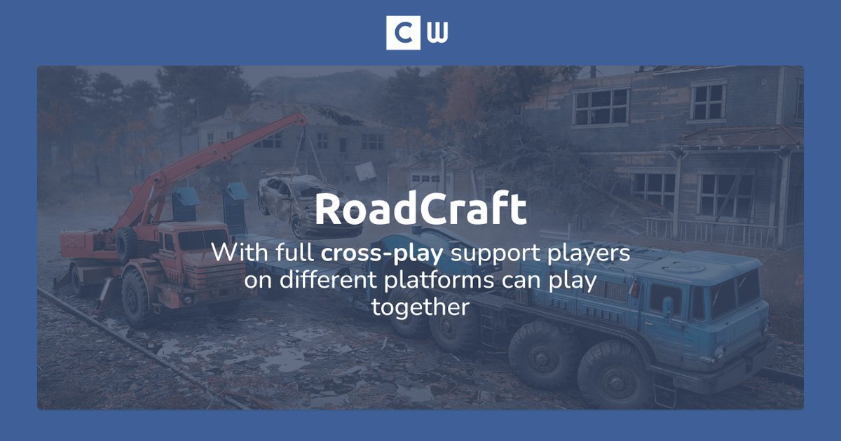 CrosswatchInfo's tweet photo. RoadCraft cross-play!

With support of cross-play between all available platforms. Players on PlayStation 5, Xbox X|S, and PC (via Steam and Epic Games Store) can play together.  

See more on https://t.co/l67VdQwUix
https://t.co/9X1I5MsQ4E
#RoadCraft #crossplay https://t.co/tJ3XmpgHZ8