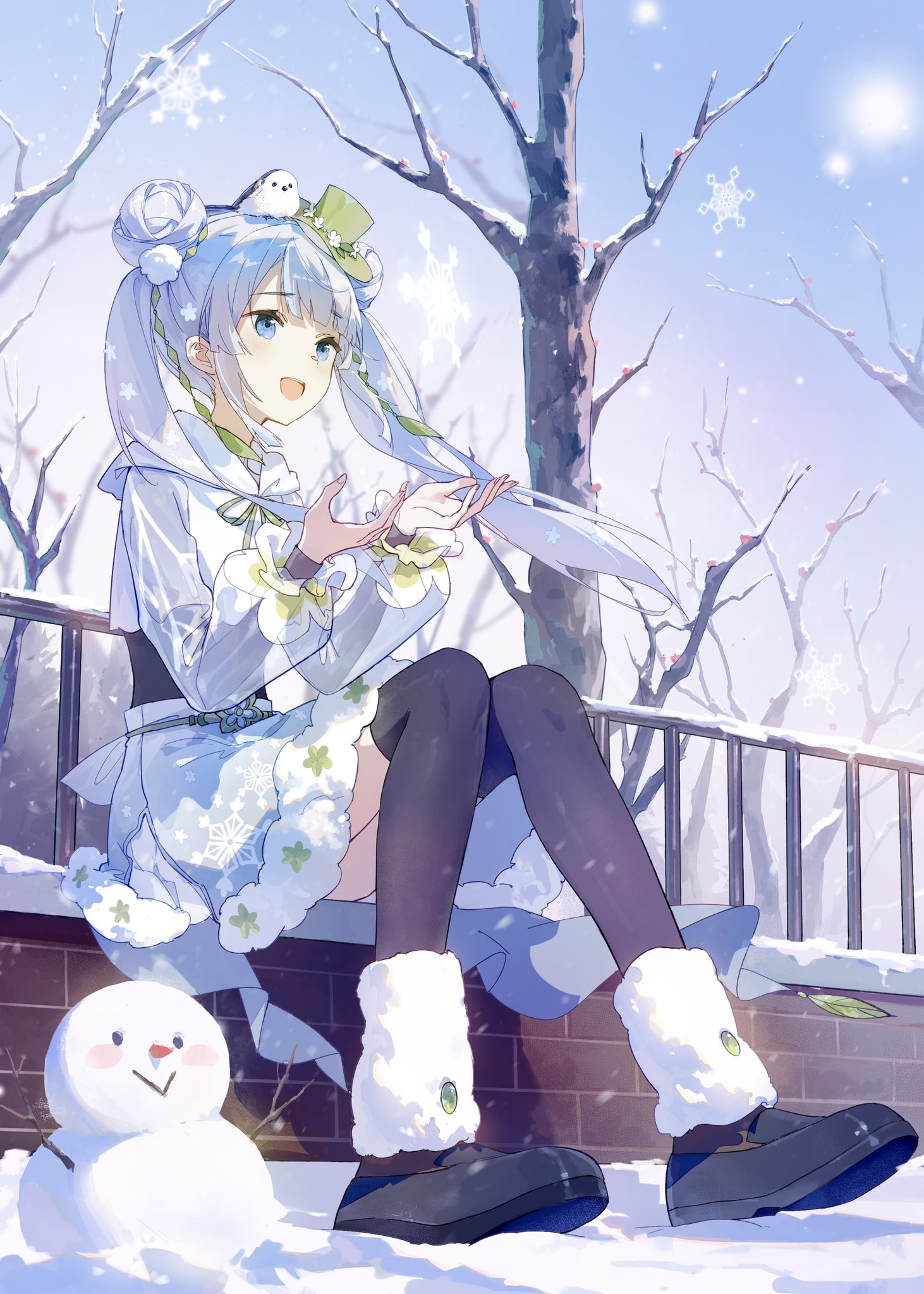 #初音ミク Dragon Well Snow Miku