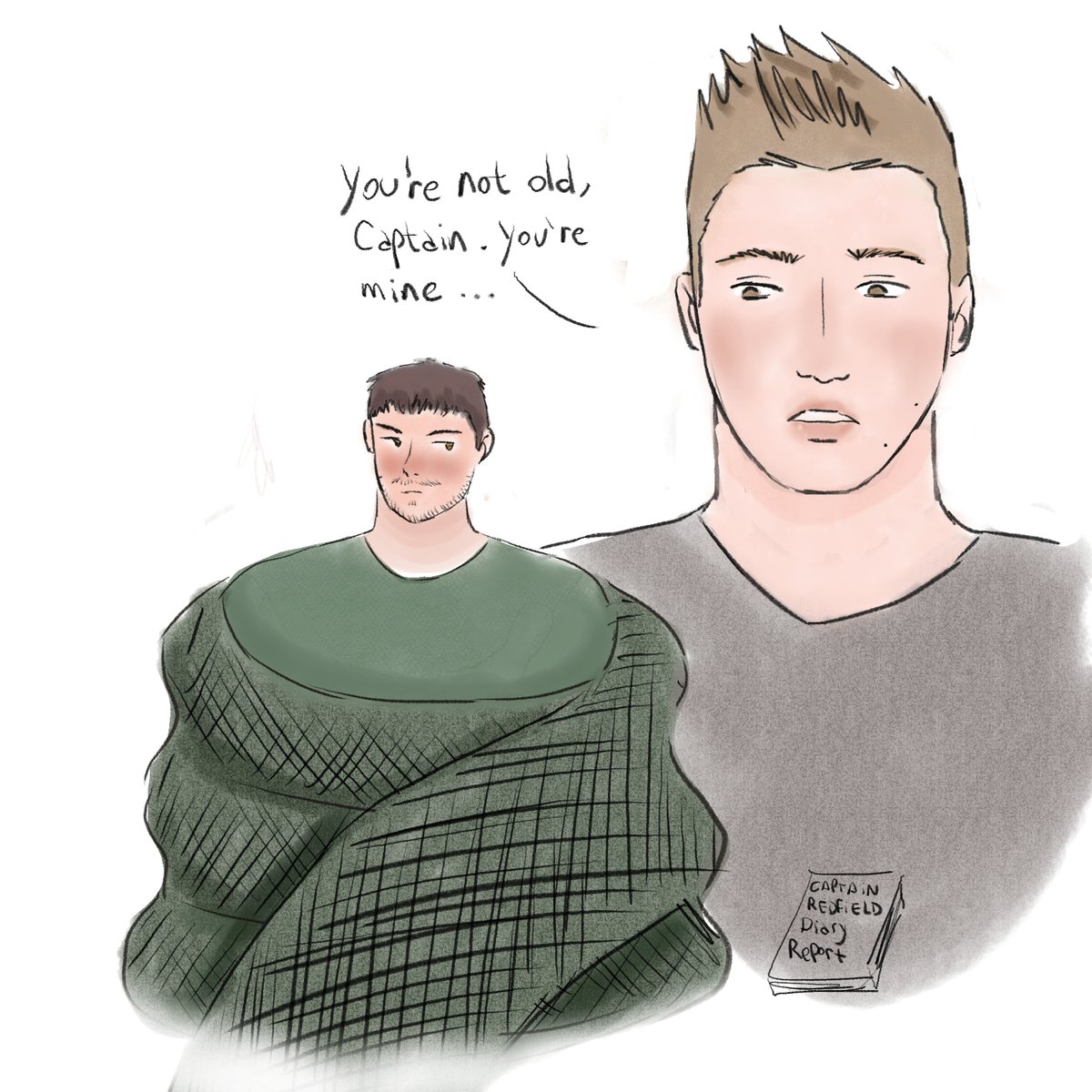 🧸"I'm not sure I understood that correctly... "

(Based on a roleplay)

#ResidentEvil  #ChrisRedfield #Biohazard #bl #Nivanfield