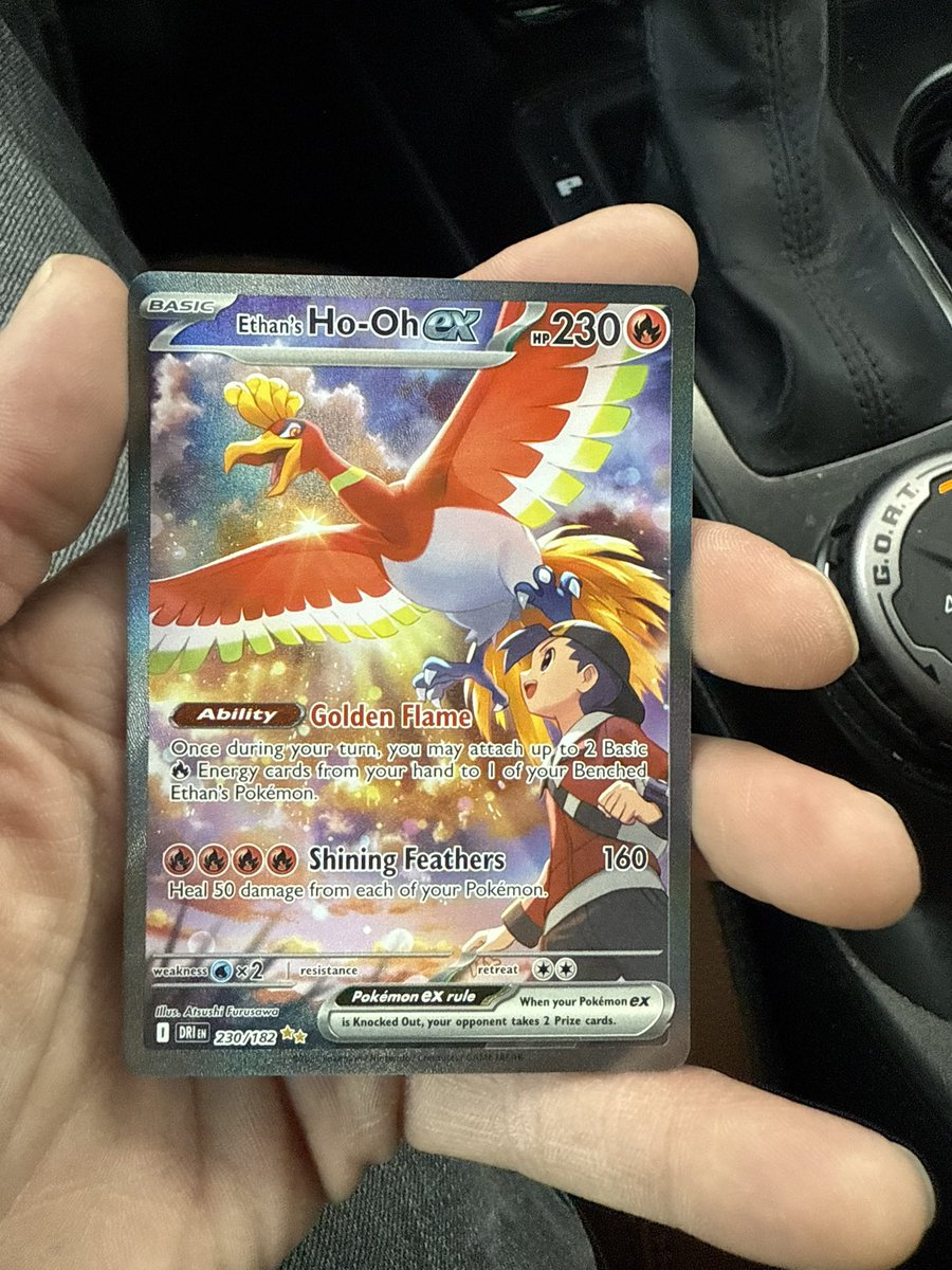 rorypicks's tweet photo. Car rips ripping today! $150 free shipping who wants it before I list on eBay? #TCG #Pokemon #Hoex https://t.co/tvcjWKSRj5