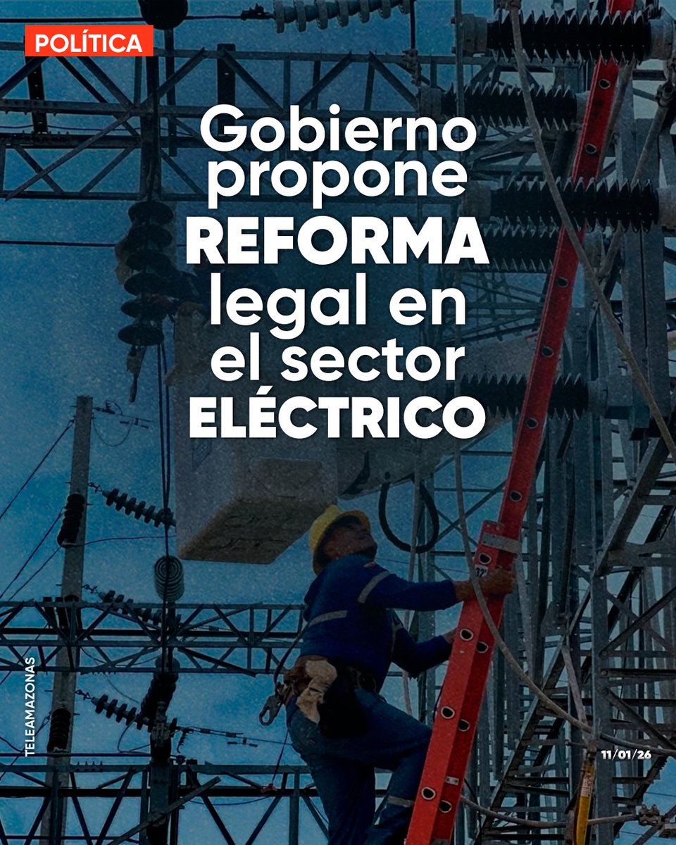 teleamazonasec's tweet photo. #POLÍTICA | El Ministerio de Energía anunció una reforma legal al sector eléctrico tras sentencia de la Corte Constitucional. ¿Cuál es el objetivo? https://t.co/uqPQuJD4XY https://t.co/L2PWidbVSp
