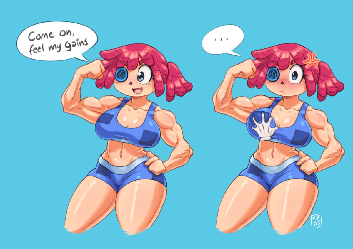 4rm5trong's tweet image. More muscle Ragatha 

#TheAmazingDigitalCircus #TADC #Ragatha #ragathaTADC #DigitalCircus