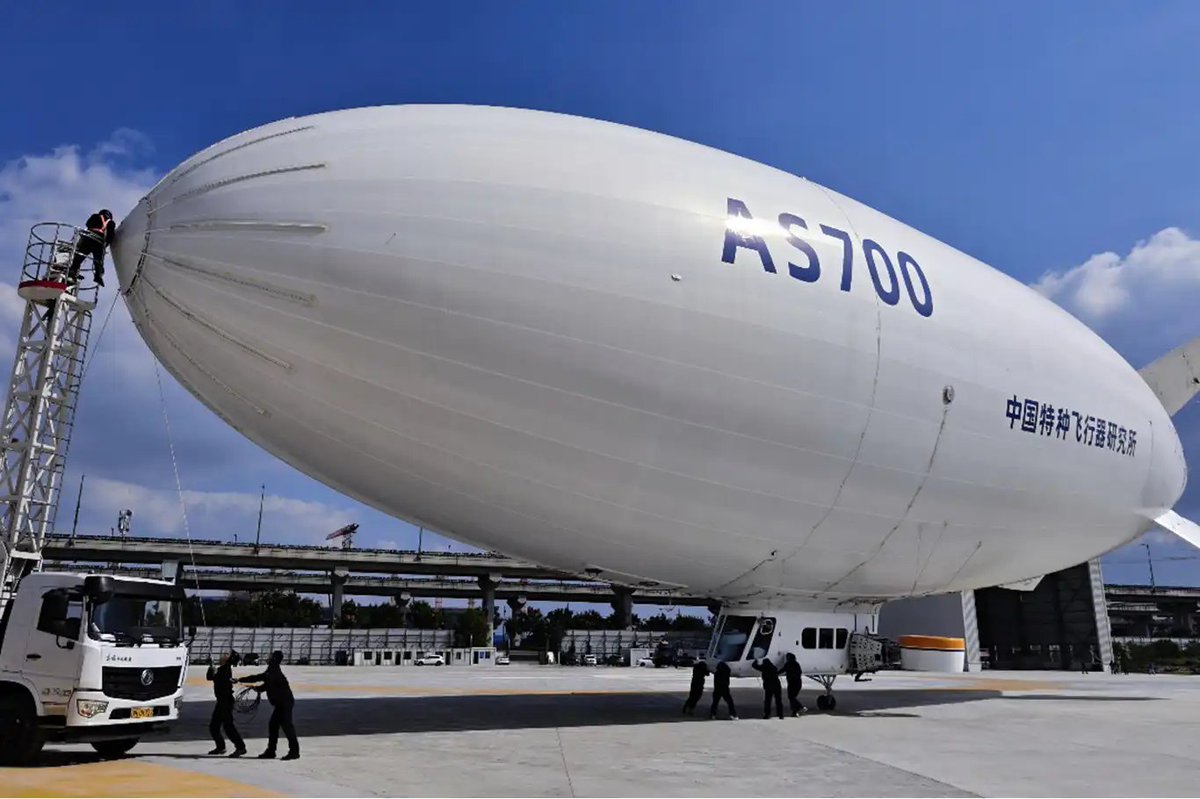 IlkhaAgency's tweet photo. China’s AS700 airship completes first commercial flight #China #AS700 #airship
https://t.co/aDN6SWRMHv https://t.co/gfNBp4OvQ4