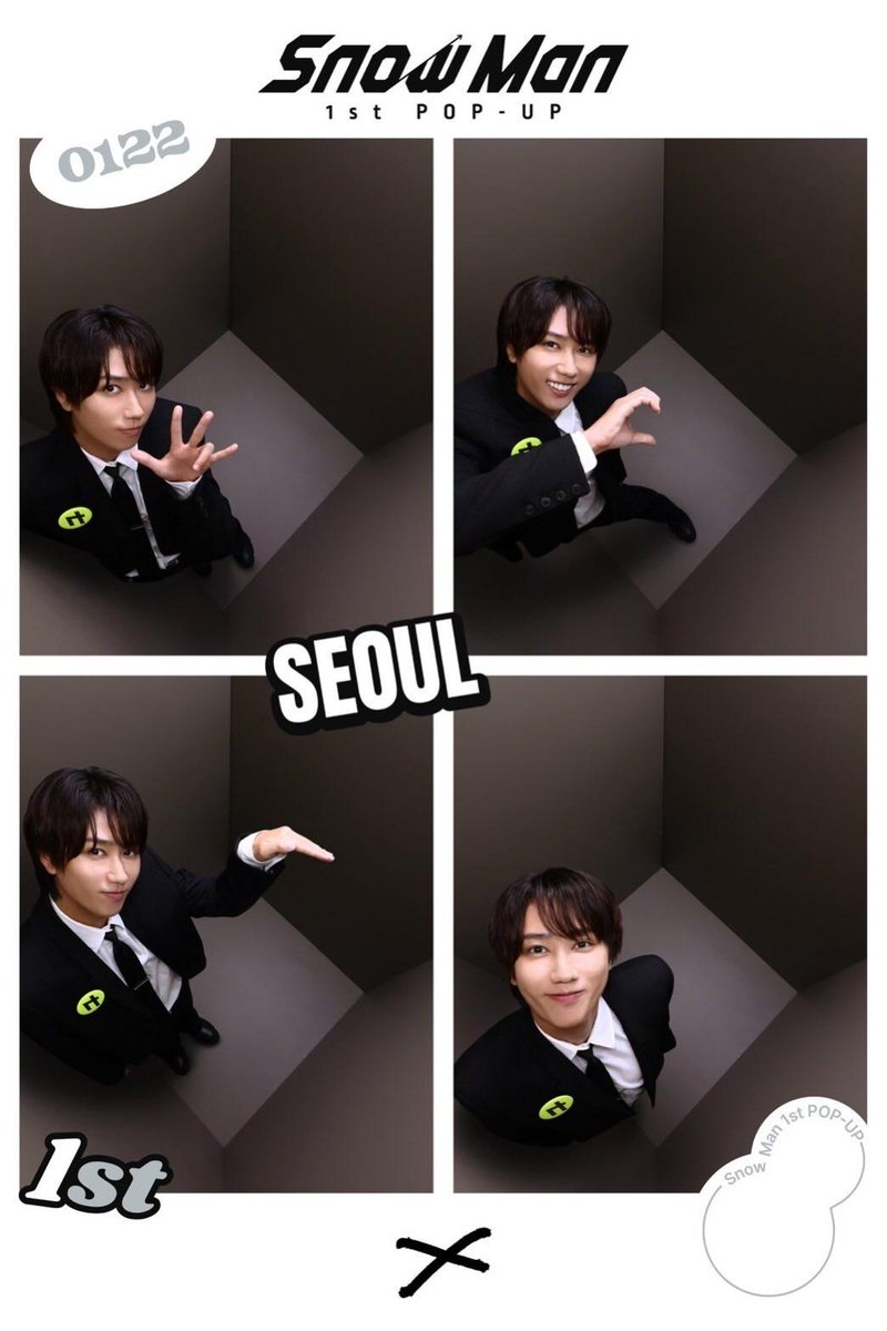 Snow Man ポップアップ プリクラ #SnowMan_1st_POPUP #SnowMan1stPOPUP