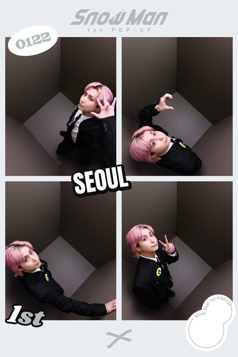 Man ポップアップ プリクラ Snow Man ポップアップ プリクラ #SnowMan_1st_POPUP #SnowMan1stPOPUP