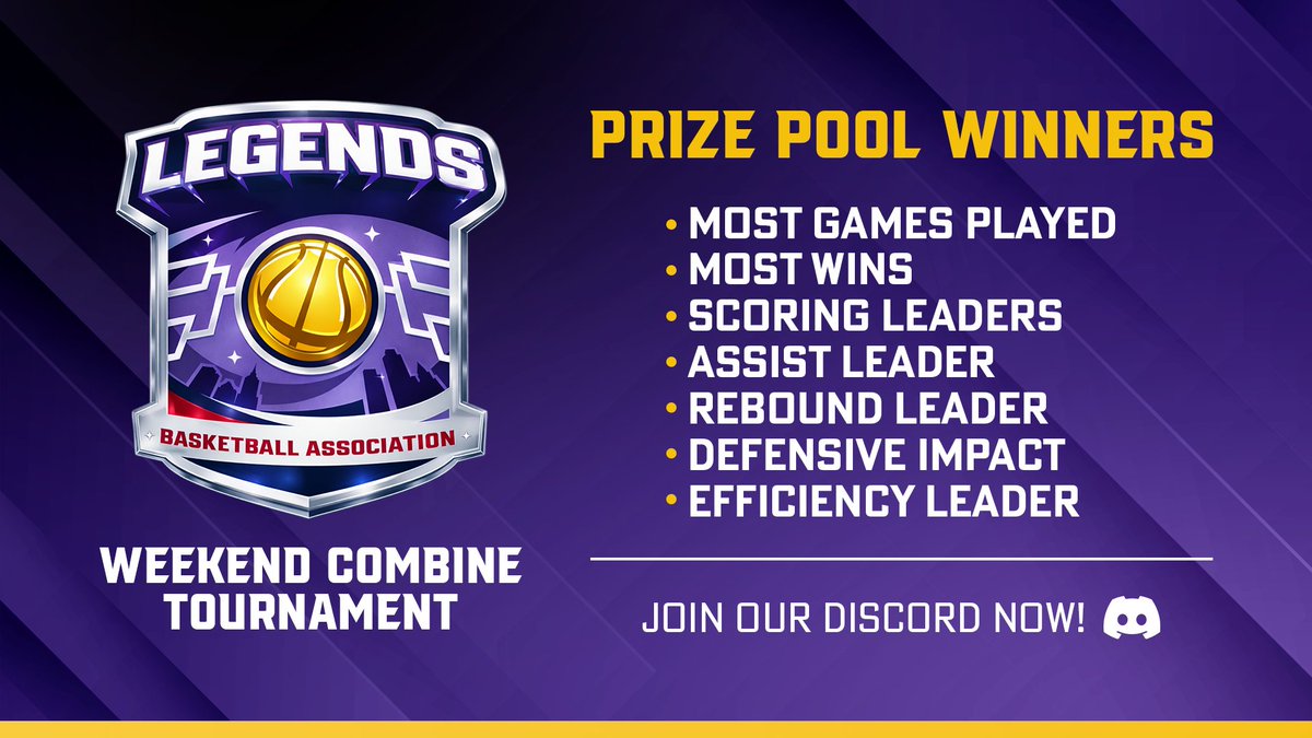 TheLBALeague's tweet image. Have you signed up for the Combines yet?

Announcing the first ever combine tournament!

Runs starting RIGHT NOW - Monday

Winners for each category will be announced on Tuesday

Join the Discord and get ready to join the first season ever⬇️